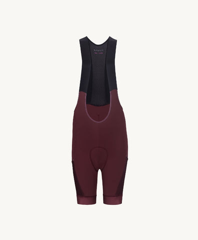 Canyon Plum Cargo Bib Shorts · Women