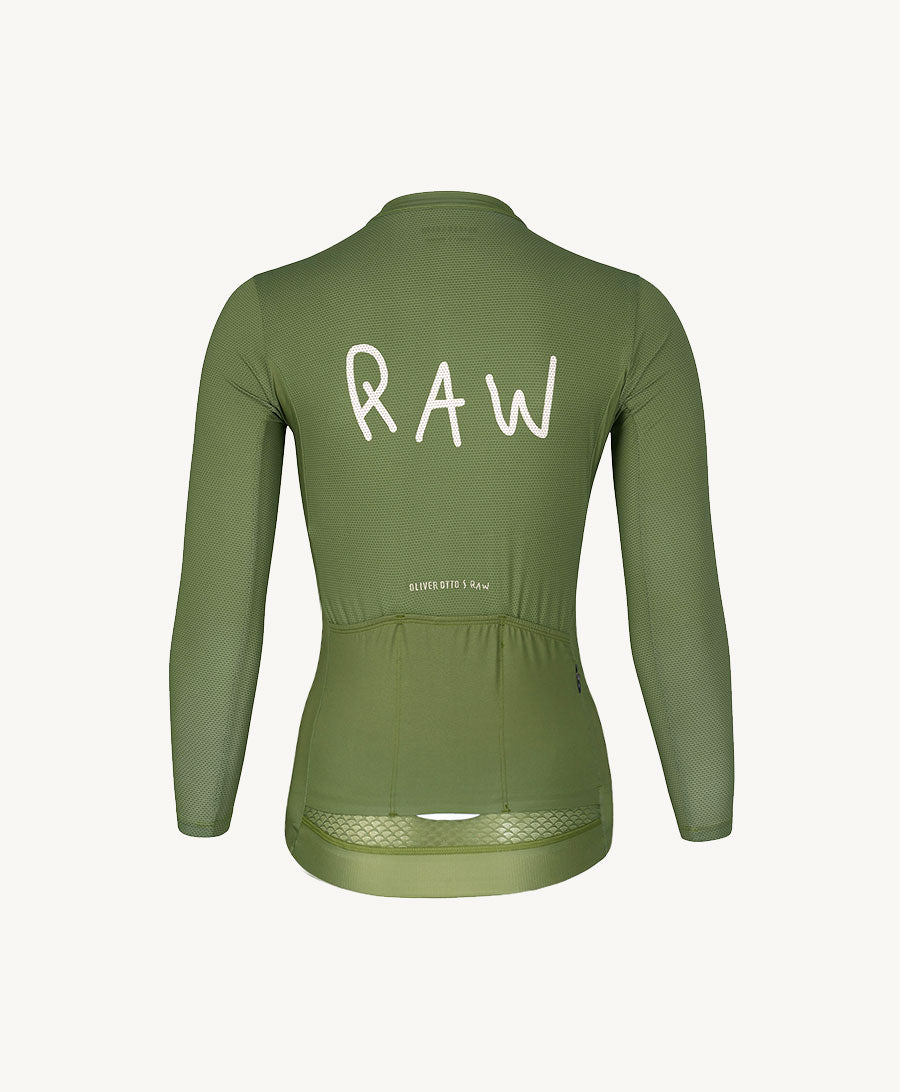 RAW Sage Green LS Jersey Women