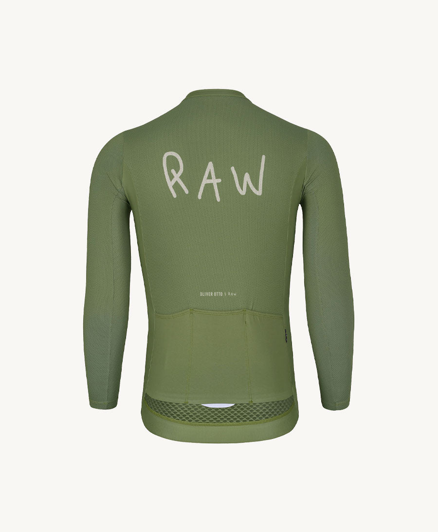 RAW Sage Green LS Jersey Men