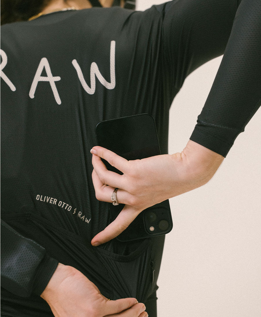 RAW Midnight Black LS Jersey Women