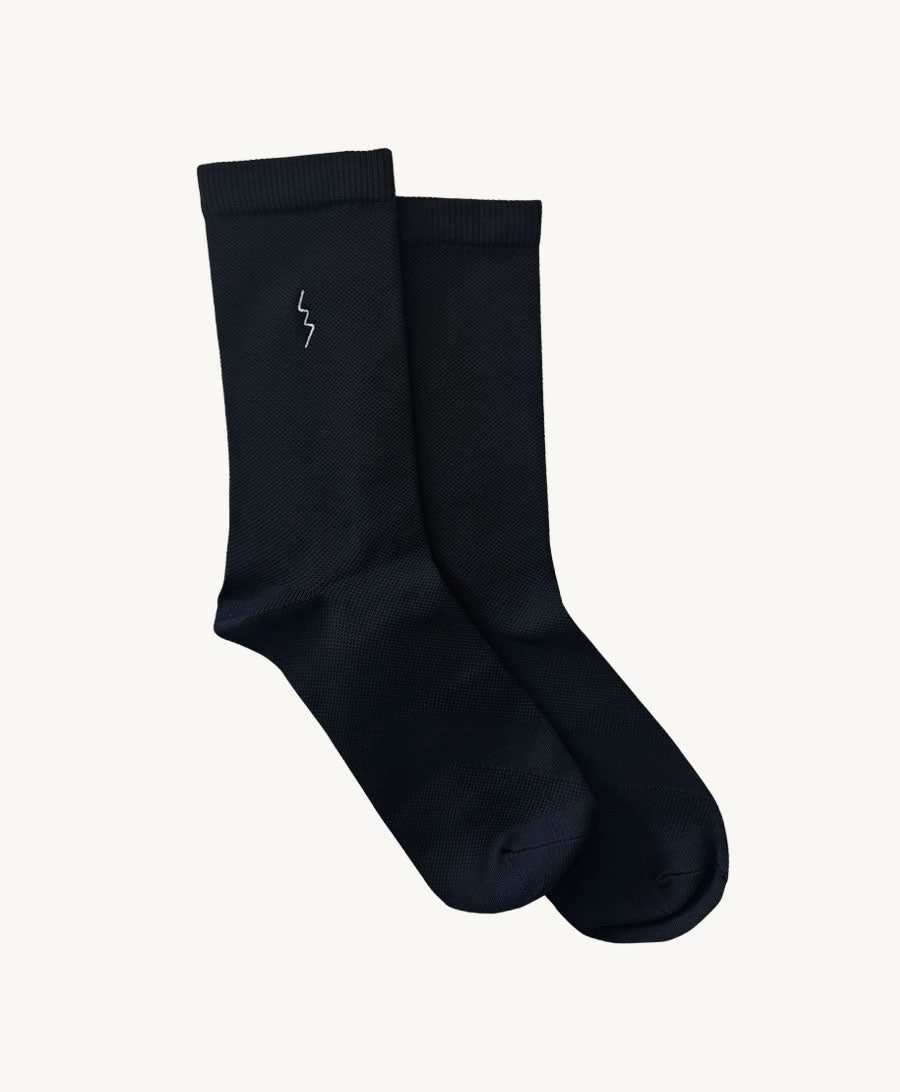 Raw Black Socks