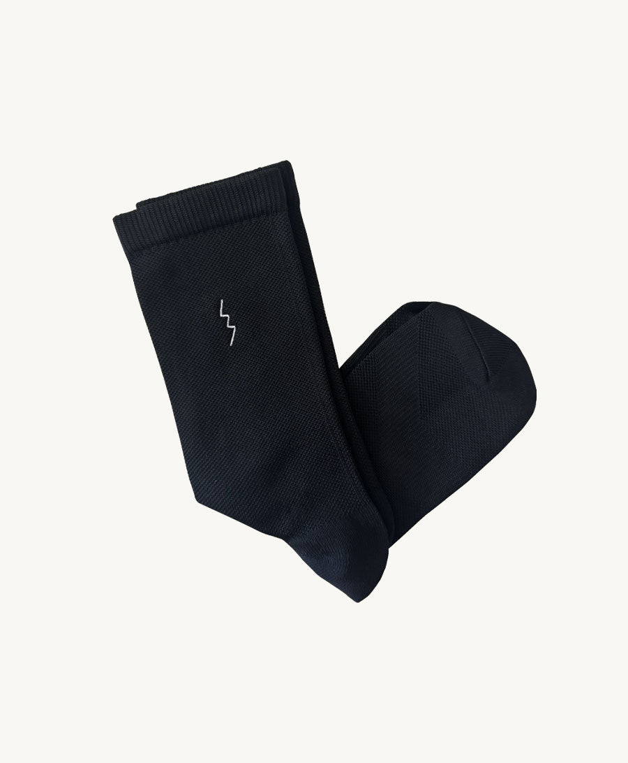 Raw Black Socks