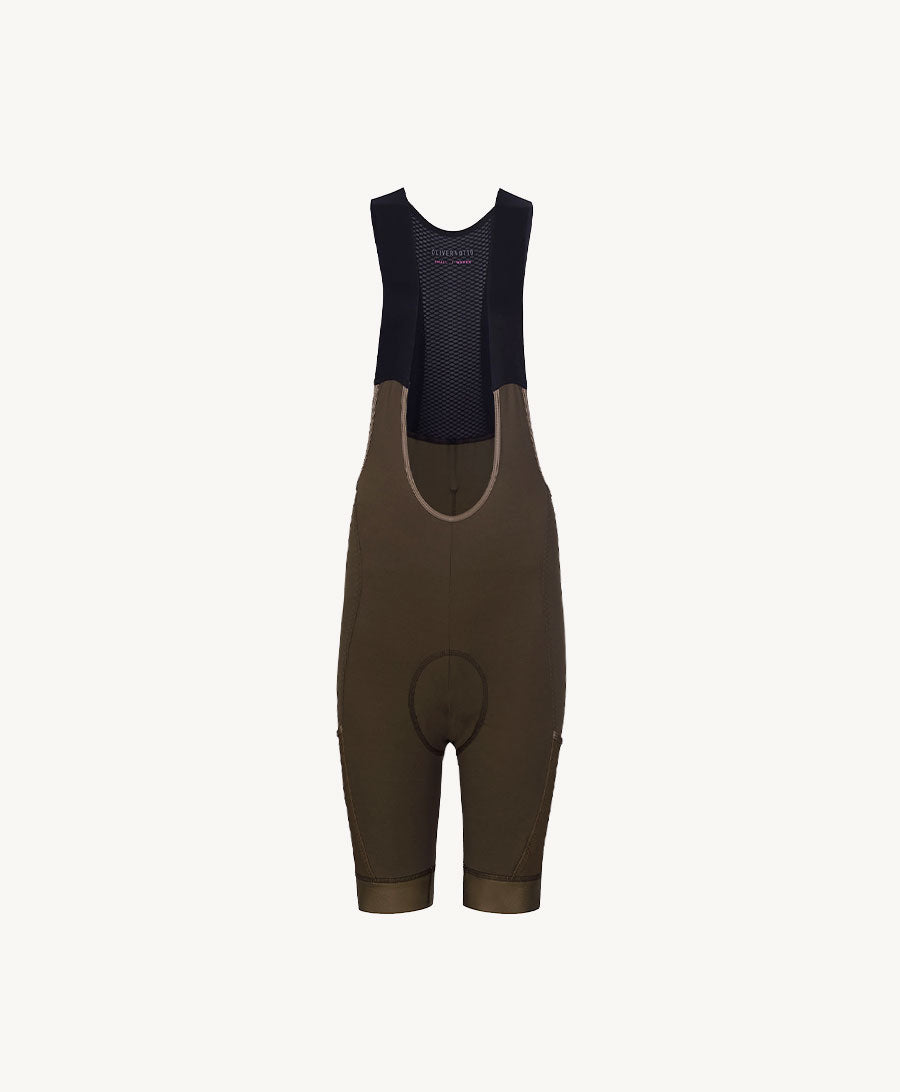 RAW Walnut Cargo Bib Shorts Women