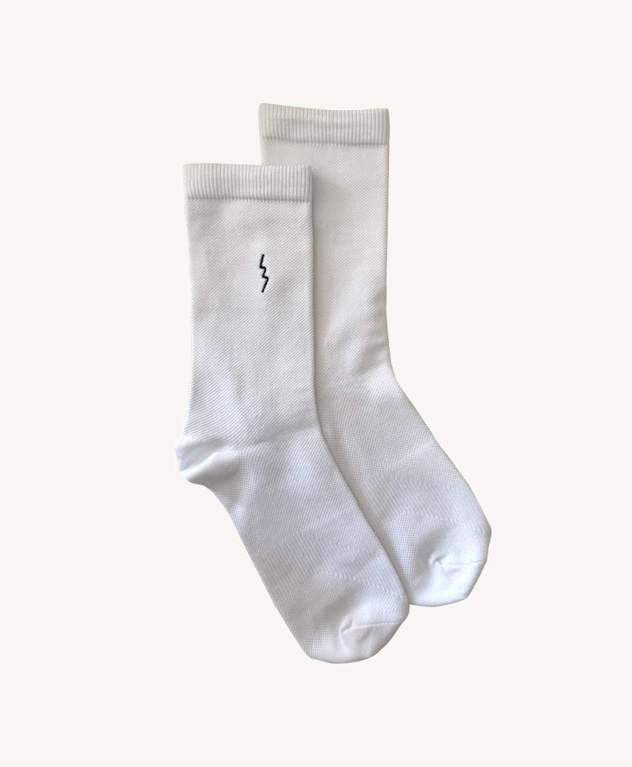 Raw White Socks